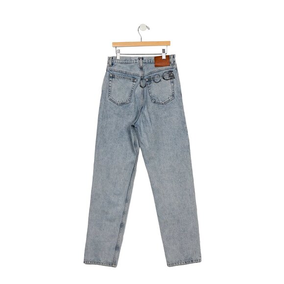 Gucci x MLB Yankees Relaxed Fit Light Wash Patch Jeans 25 - Picture 5 of 8